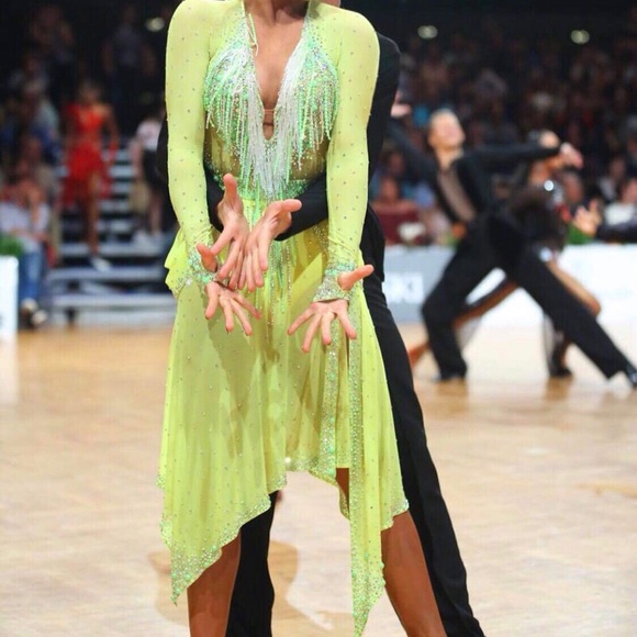 SIRIUS Dresses & Skirts - Ballroom Dancing Rhythm/Latin Dress